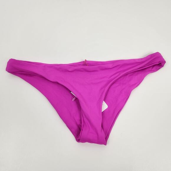 L*Space Sandy Bikini Bottom in Bright Fuchsia Pink Size XS NWT - Picture 2 of 5